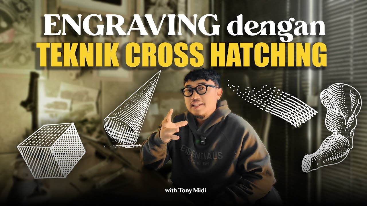 CARA MUDAH MEMBUAT SHADING DENGAN TEKNIK CROSSHATCHING