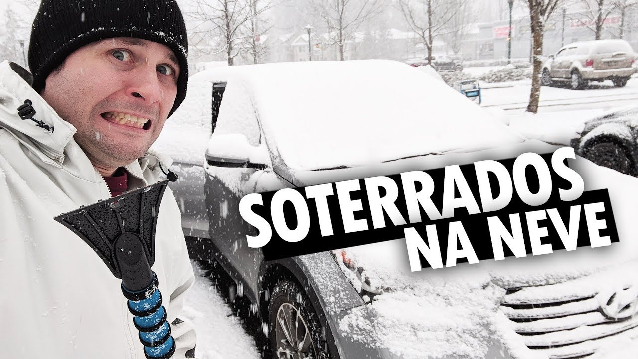 NOSSO CARRO FOI SOTERRADO NA NEVE NO CANADÁ - Vlog Ep.98