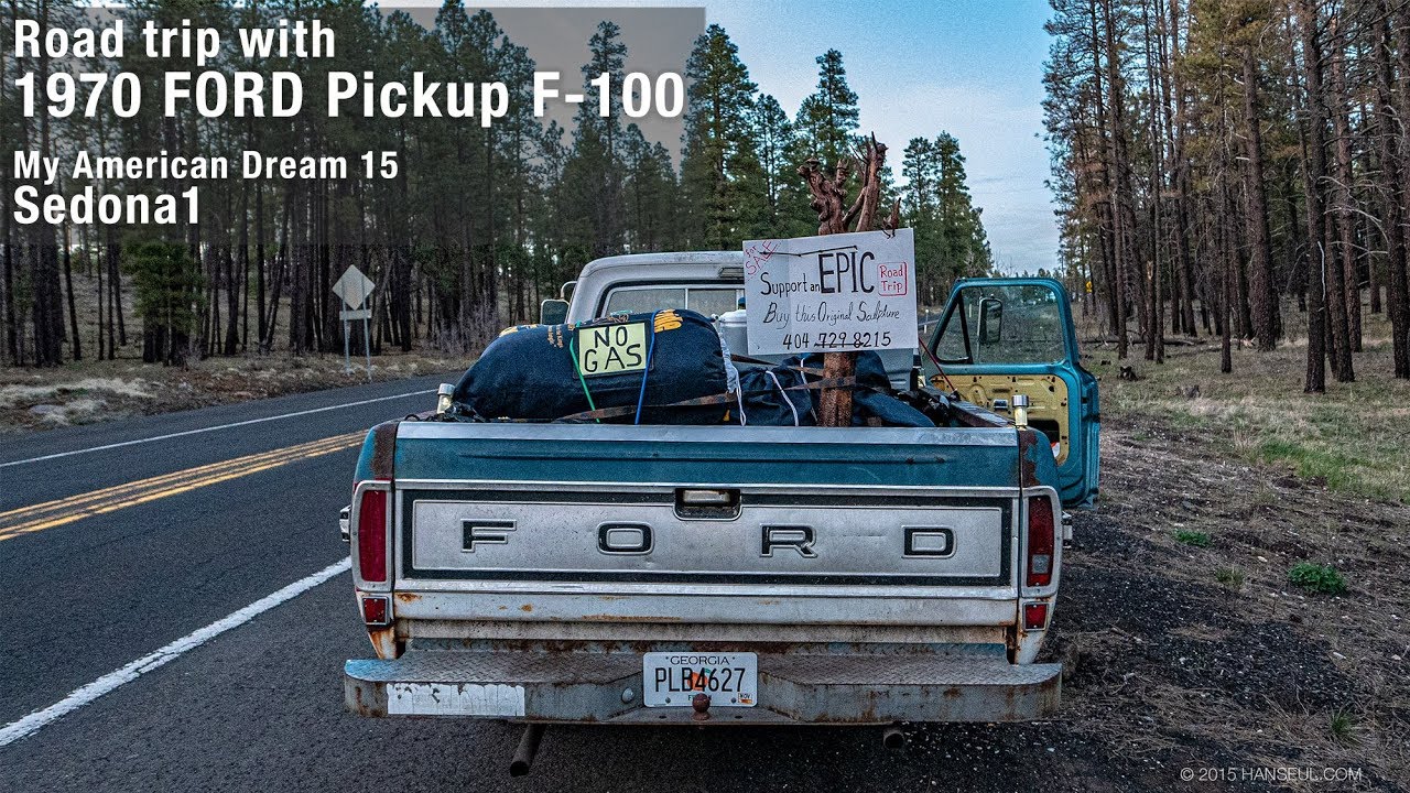 15. Седона1. Ford f100 старый пикап путешествие Аризона