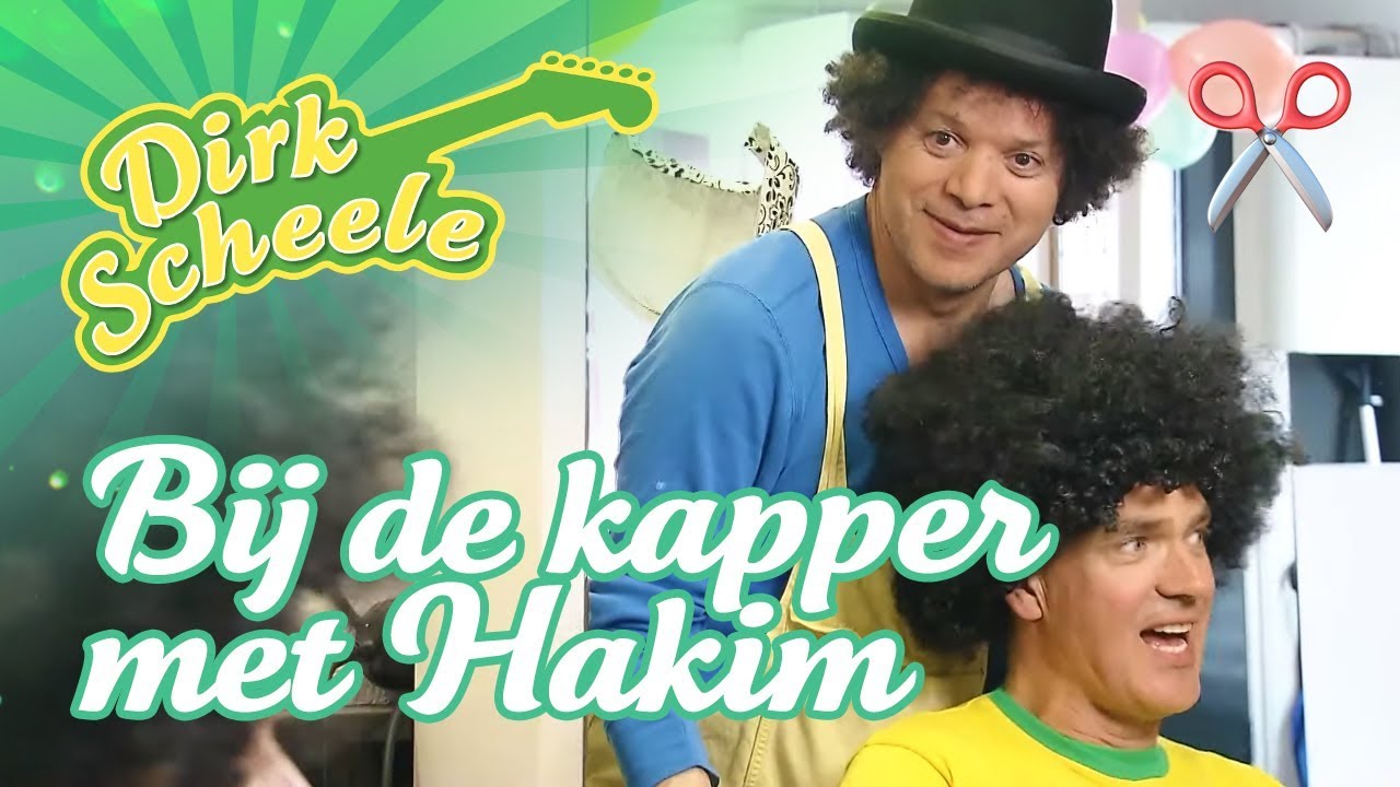 Zing mee met Dirk Scheele - Bij de kapper (met Hakim) | Op stap met Dirk Scheele