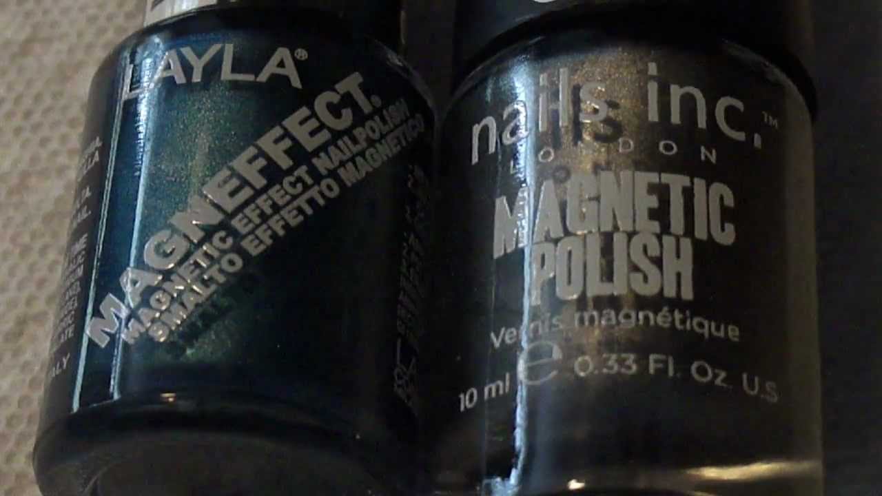 Magnetic nail polish tutorial and review! Nails Inc. Layla brand comparison!