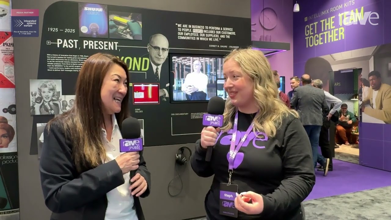 ISE 2025: Shure’s Susy Liem on Microflex Wireless neXt 4 & 8, IntelliMix Room Kits and More
