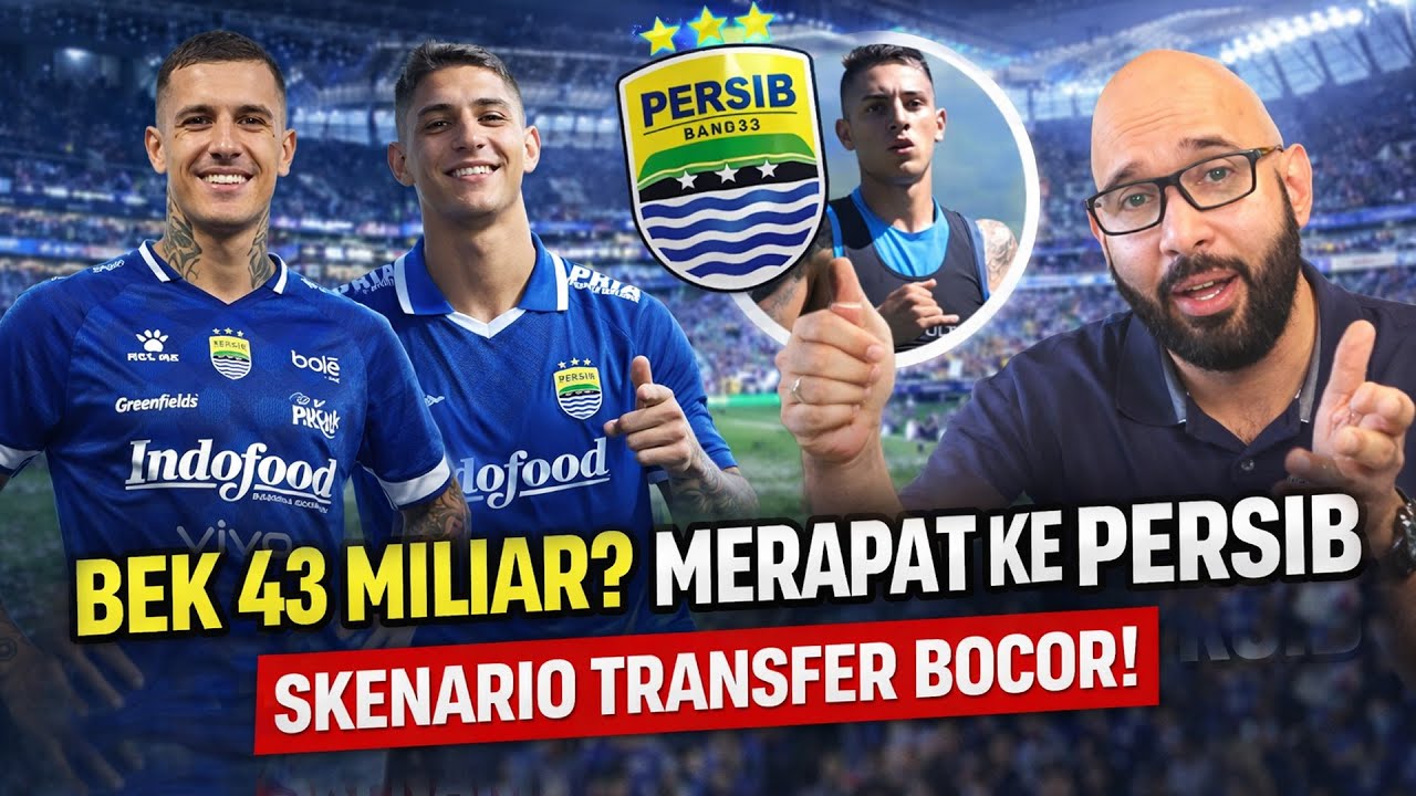 SKENARIO TRANSFER BOCOR! GASTON AVILA RESMI MERAPAT KE PERSIB? Bojan Hodak Pasang Mental Juara!