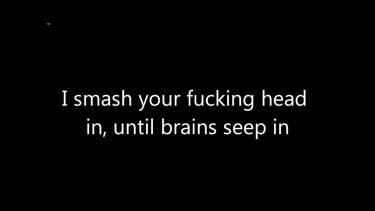 Cannibal Corpse - Hammer Smashed Face (with lyrics)