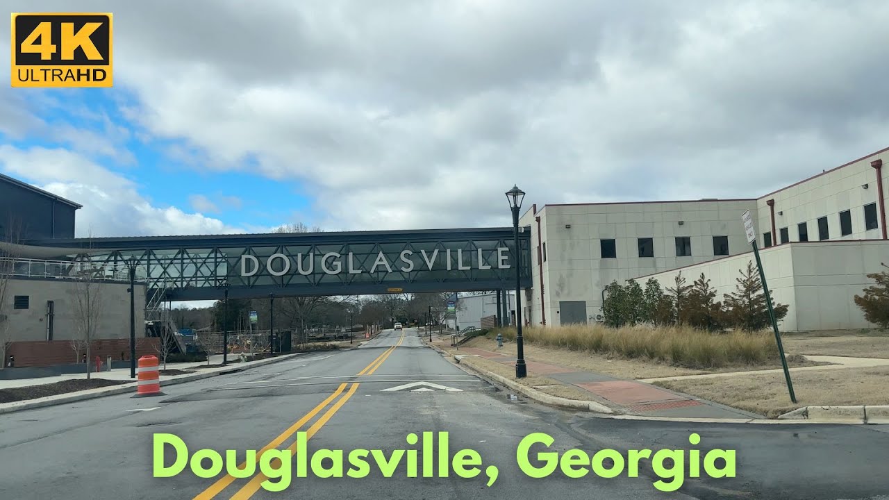 Douglasville, Georgia - Driving Tour [4K]