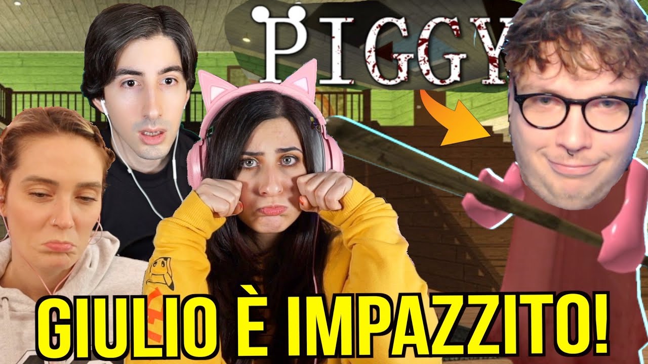SCAPPIAMO da GIULIO IMPAZZITO: si è TRASFORMATO in PIGGY 😱 Roblox con i miei AMICI By FrancyDreams