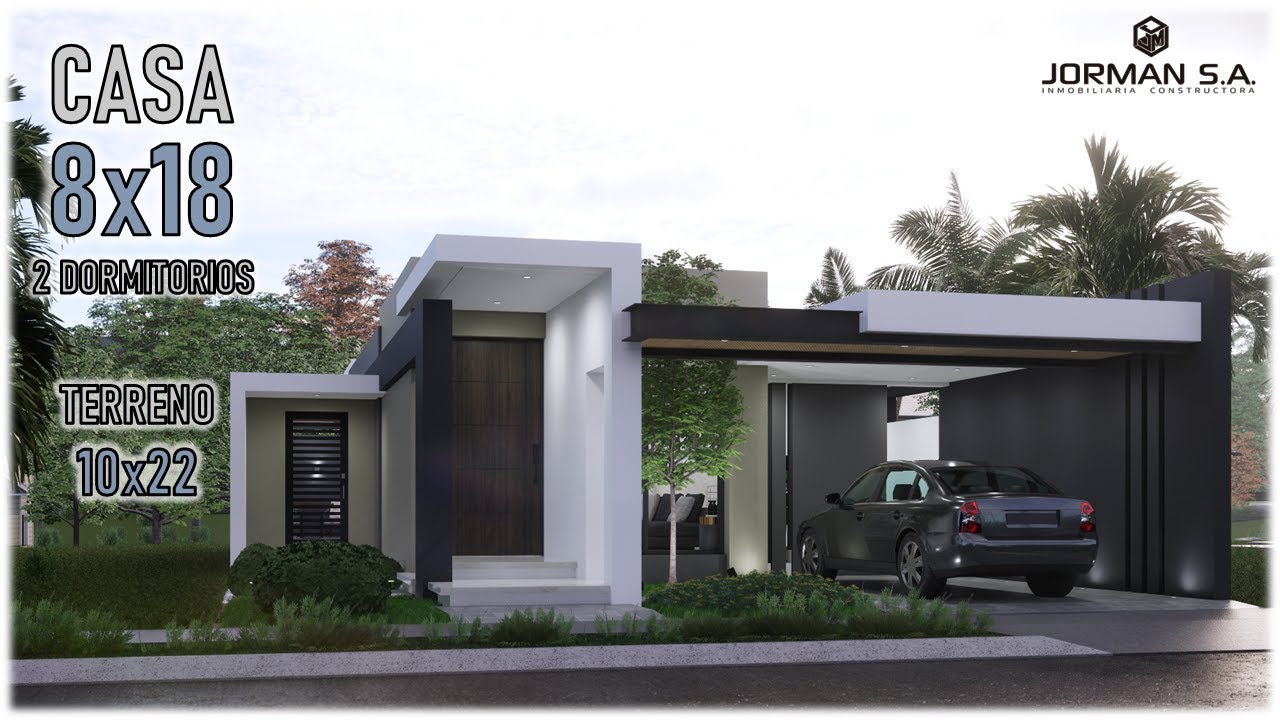 Modern House Design | 8x18m | 2 Bedrooms Home Tour
