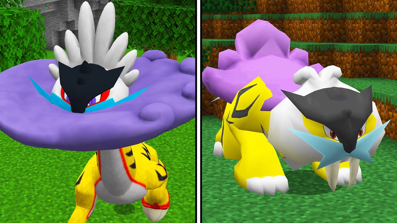 RAGING BOLT vs RAIKOU - Minecraft Pixelmon