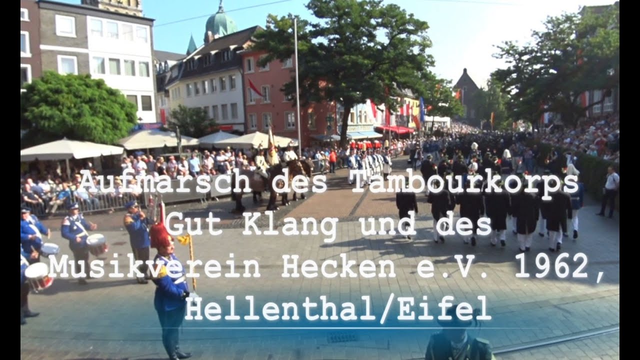 „Gut Klang“ 1996 Neuss + Musikverein Hecken 1962 Hellenthal."Straßenfest"oder" Freundschaftsklänge "