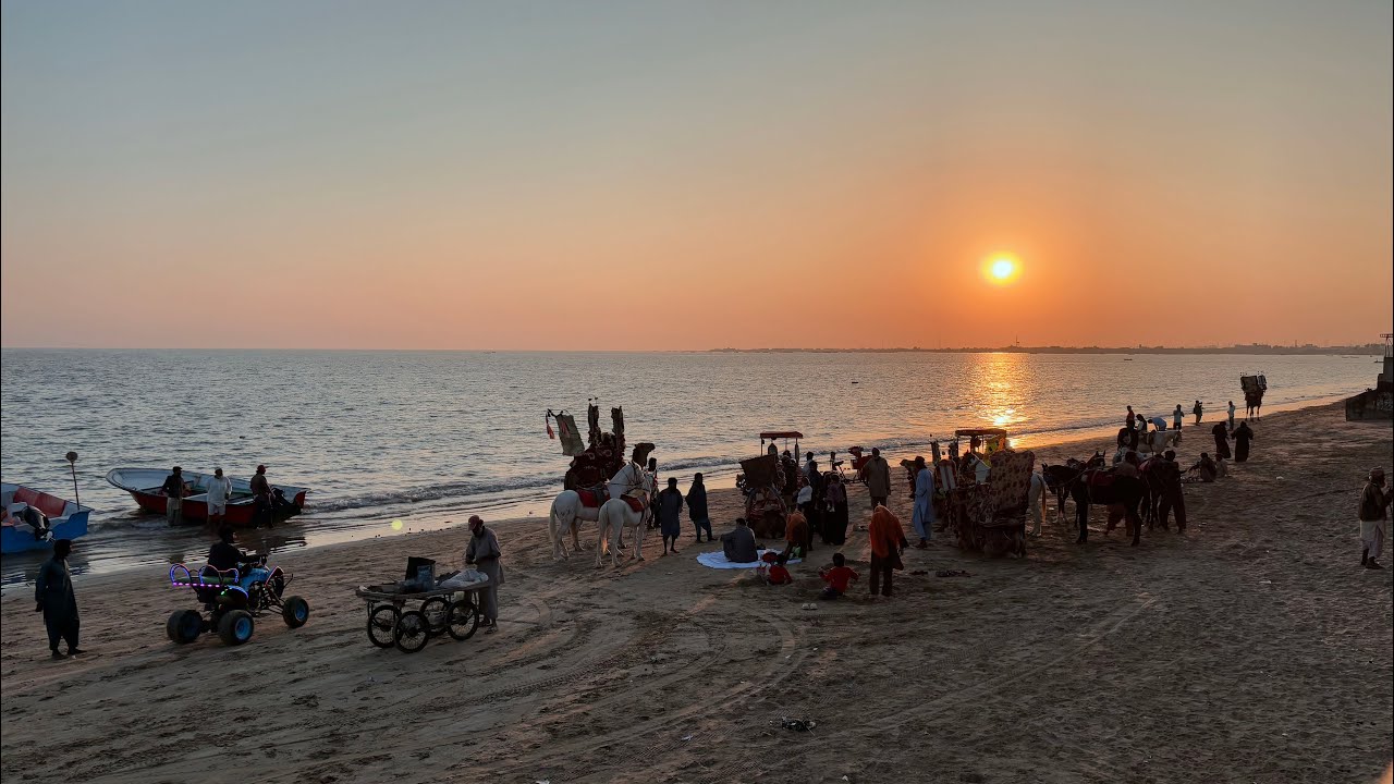 Karachi Hawks-bay Beach | Drone View