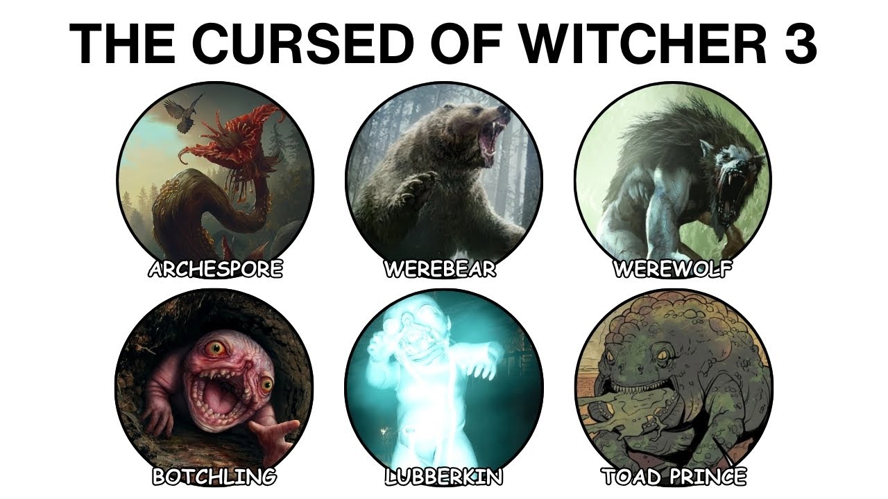 Every Cursed Ones in the Witcher 3 Explained