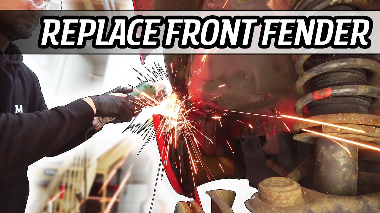 MX5 NA Miata - How to replace your front fender + fix rust + replace mounts + fix paint
