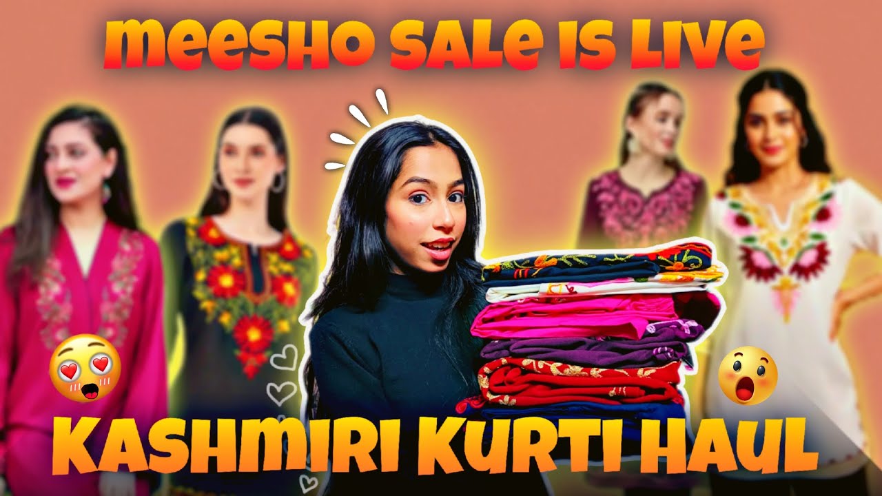 Trending Kashmiri Kurti Haul 😍 