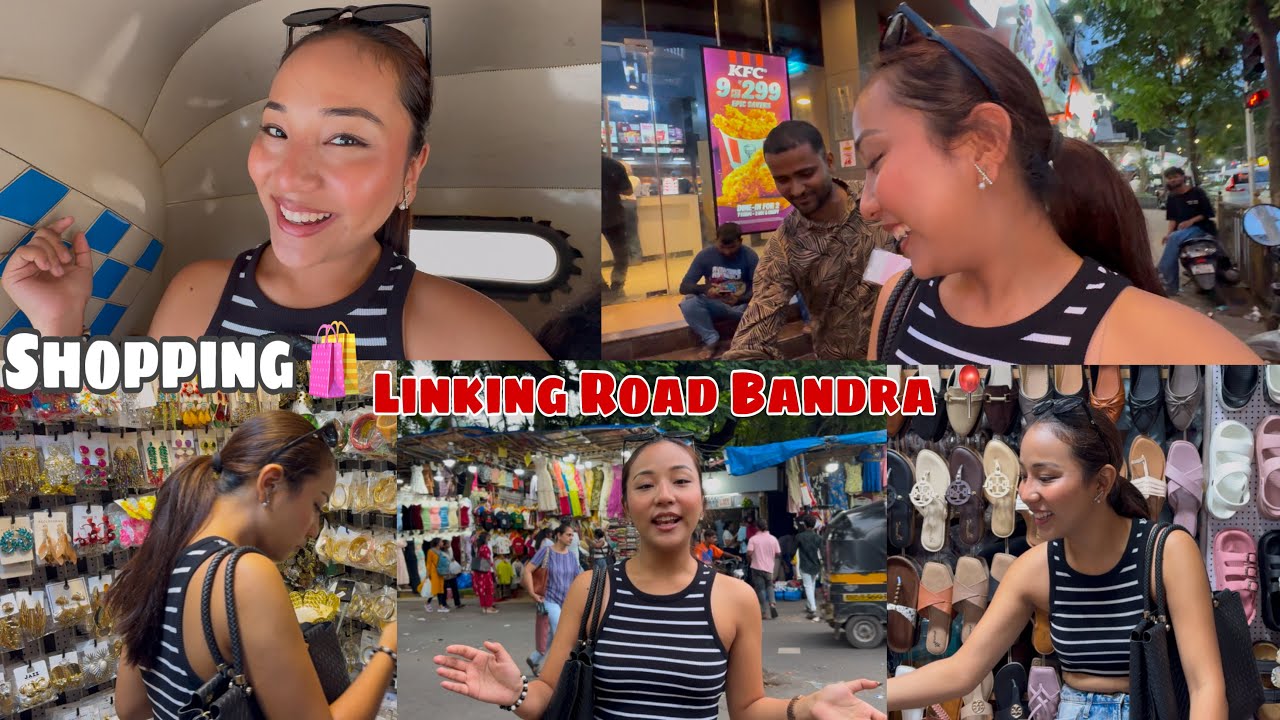 STREET SHOPPING AT LINKING ROAD BANDRA MUMBAI 📍|| AFFORDABLE YET STYLISH 🤩 || unfiltered vlog 💕