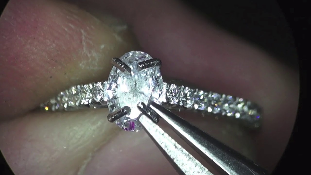 Optic Micro Diamond Setting, Center Stone Setting,Full Video HQ