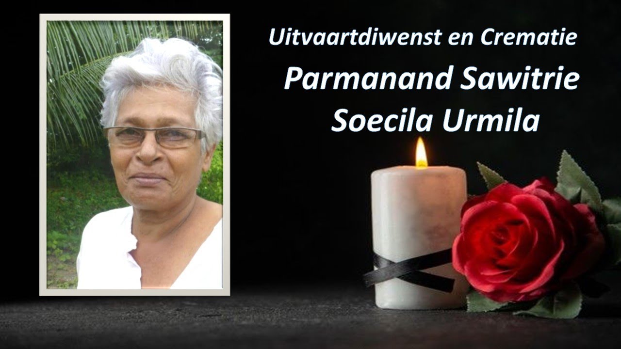 LIVESTREAMING Uitvaartdienst en Begrafenis van Parmanand Sawitrie Soecila Urmila