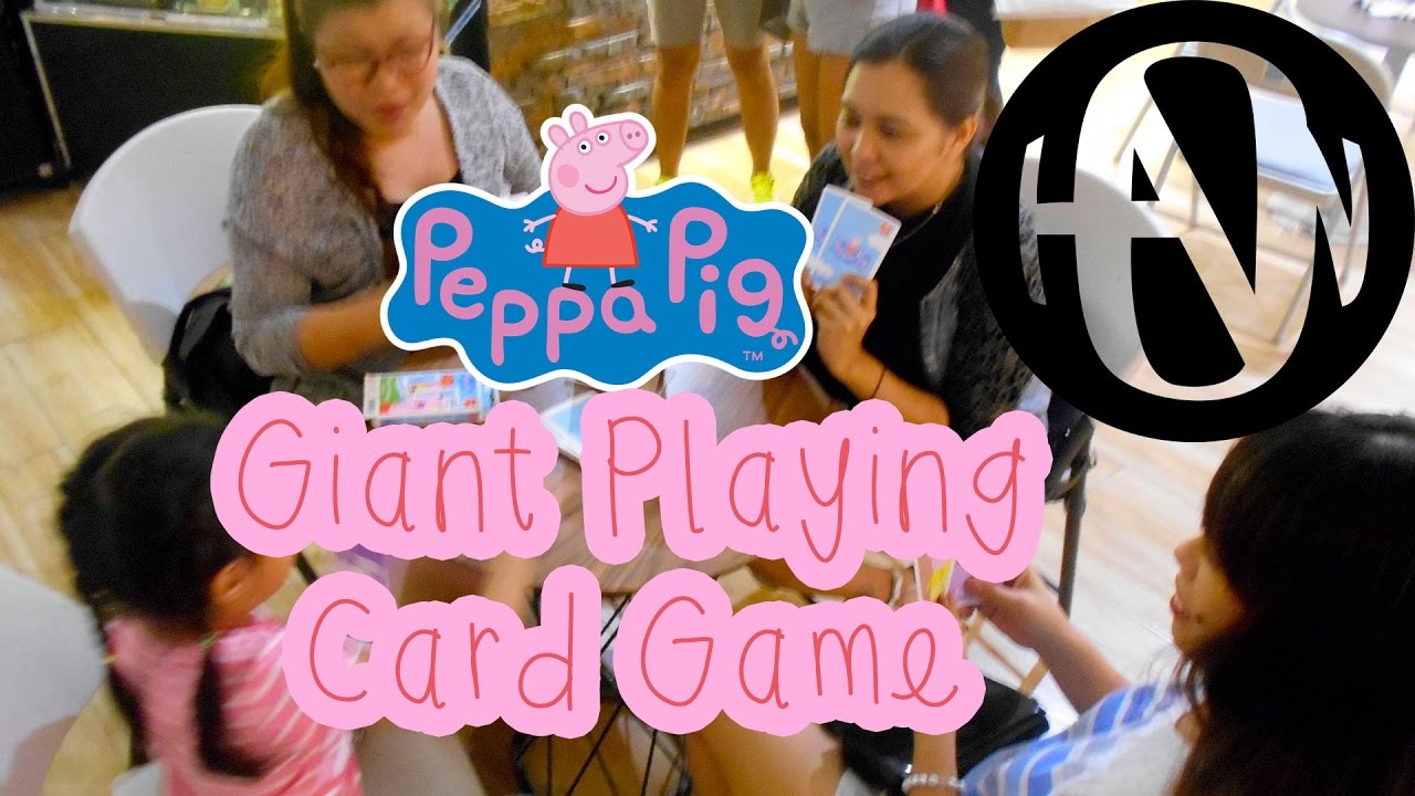 Peppa Pig Giant Playing Card Game