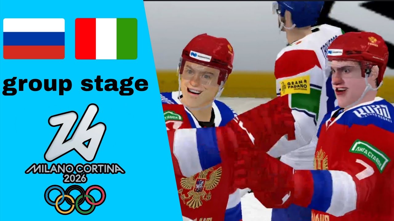 Россия-Италия  групповой этап (олимпиада в Lordhockey)