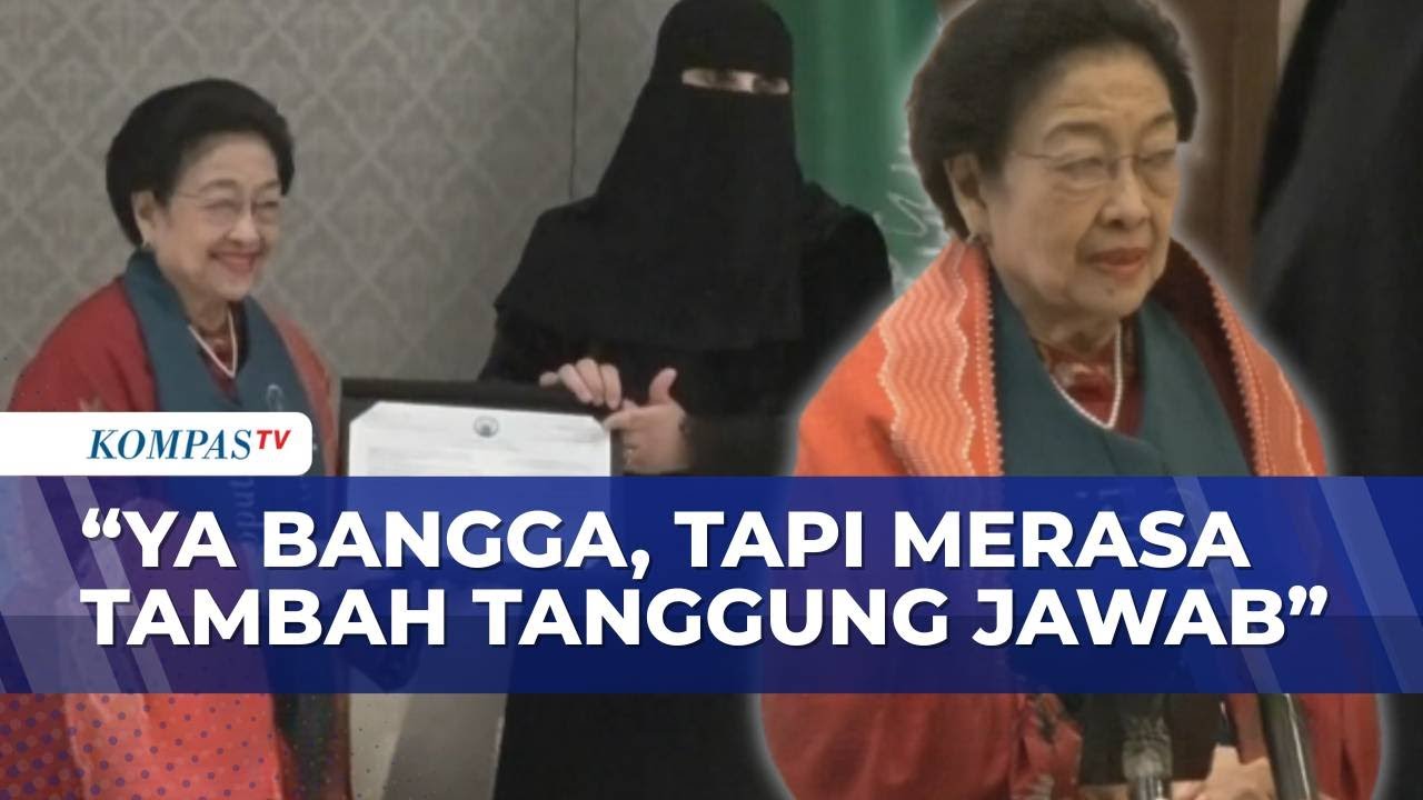 Momen Megawati Terima Gelar Doktor Honoris Causa di Arab Saudi, Ngaku Tambah Tanggung Jawab | JMP