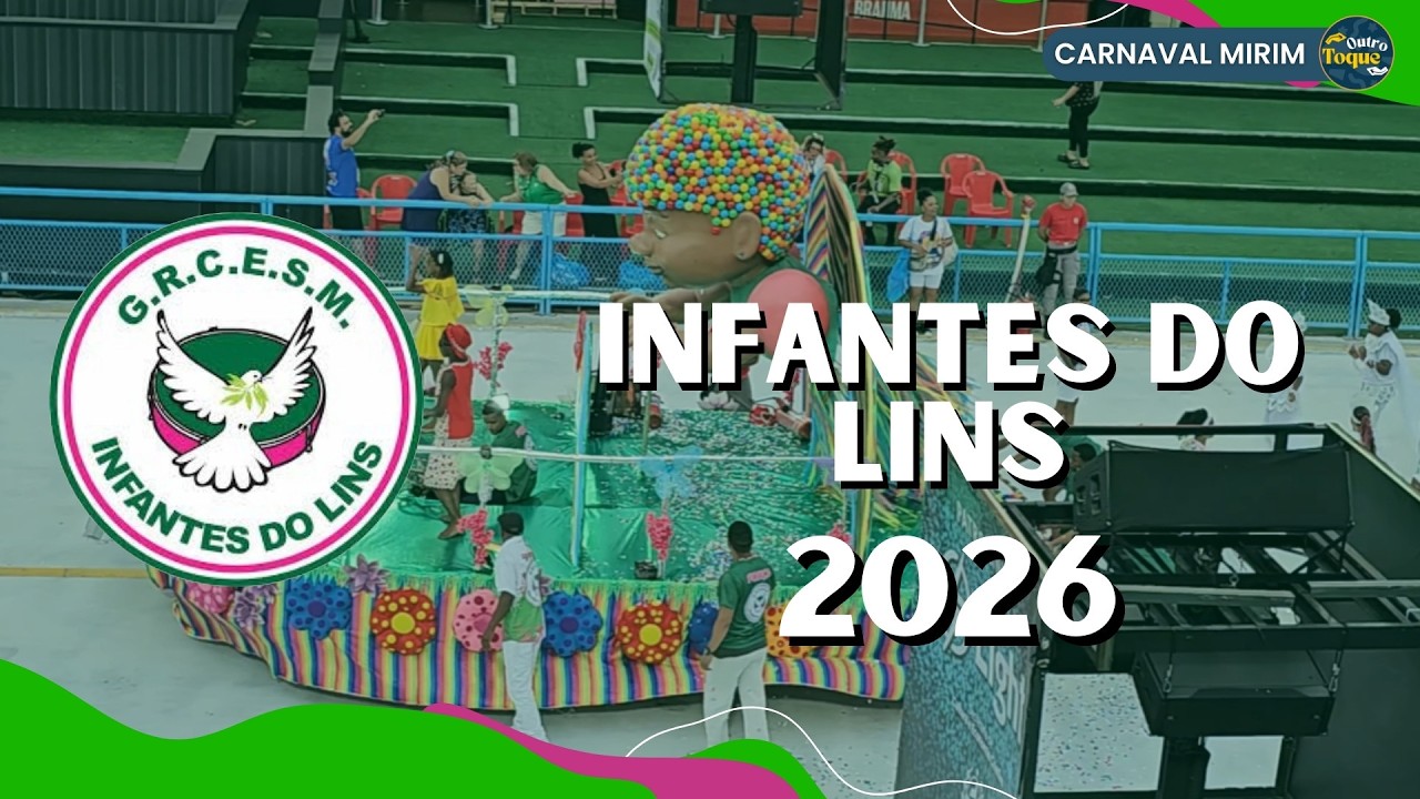 INFANTES DO LINS 2026 | DESFILE ESCOLAS MIRINS NA SAPUCAÍ