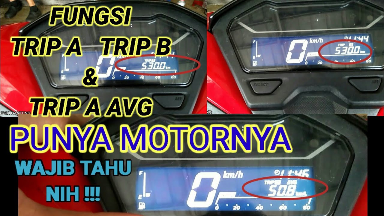 Fungsi Trip A & Trip B pada Motor Vario 150 dan Cara Resetnya || Cara Reset Trip A-B New Honda Vario