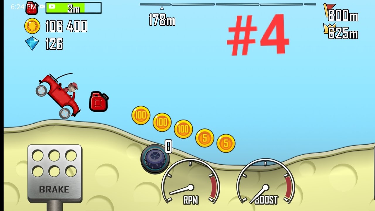 Hill climb  #4 gameplay mission complete👌💯