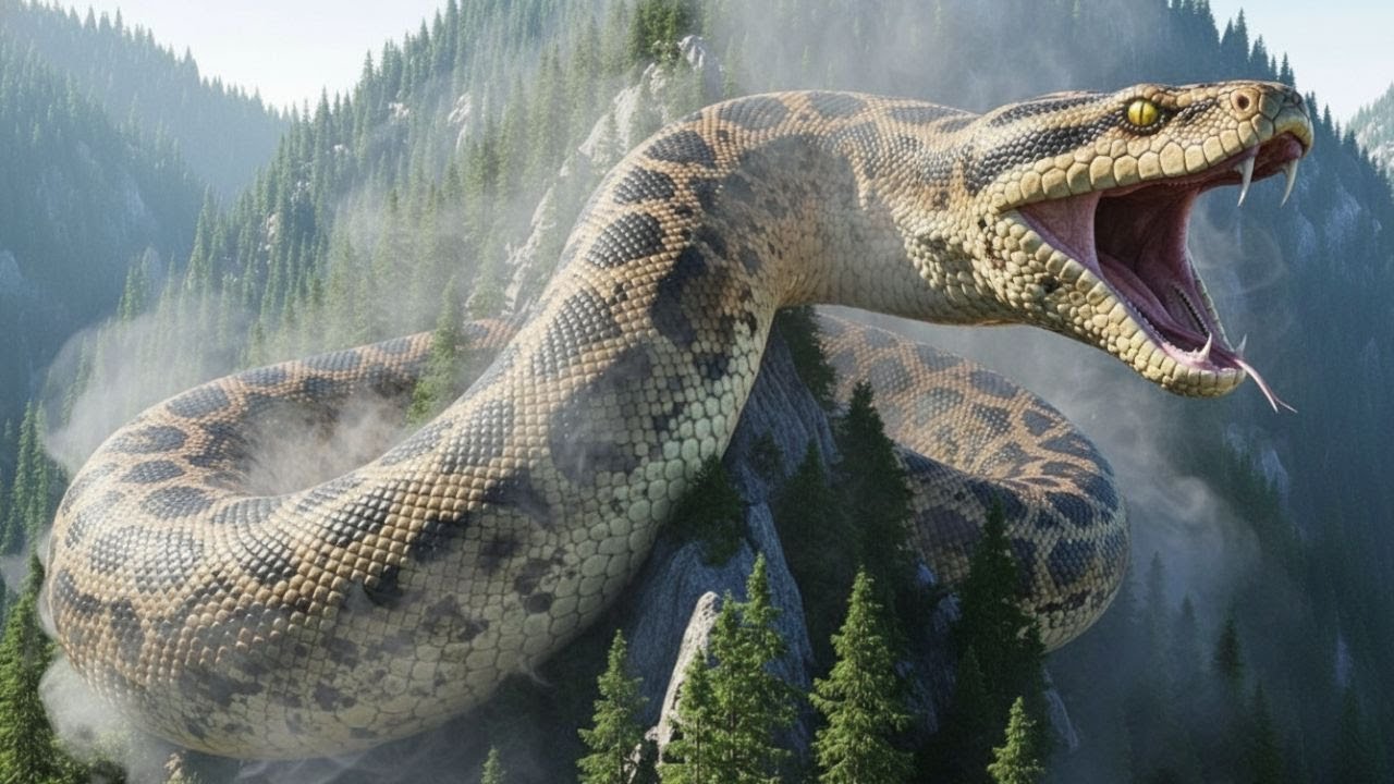 Prehistoric Human vs Titanoboa – The Most Dramatic Battle in Ancient History