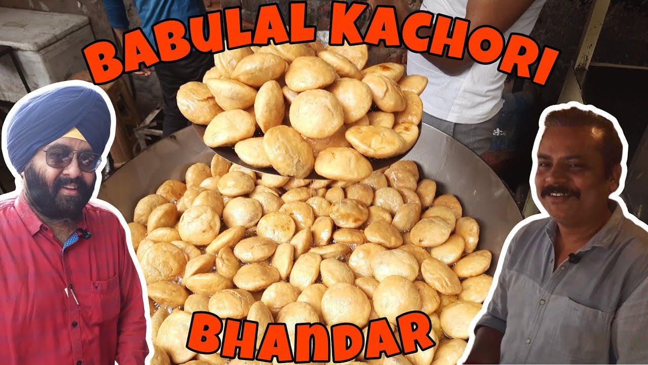 Babulal Kachori Bhandar 40 Years Old Kachodi Shop | Delhi Street Food