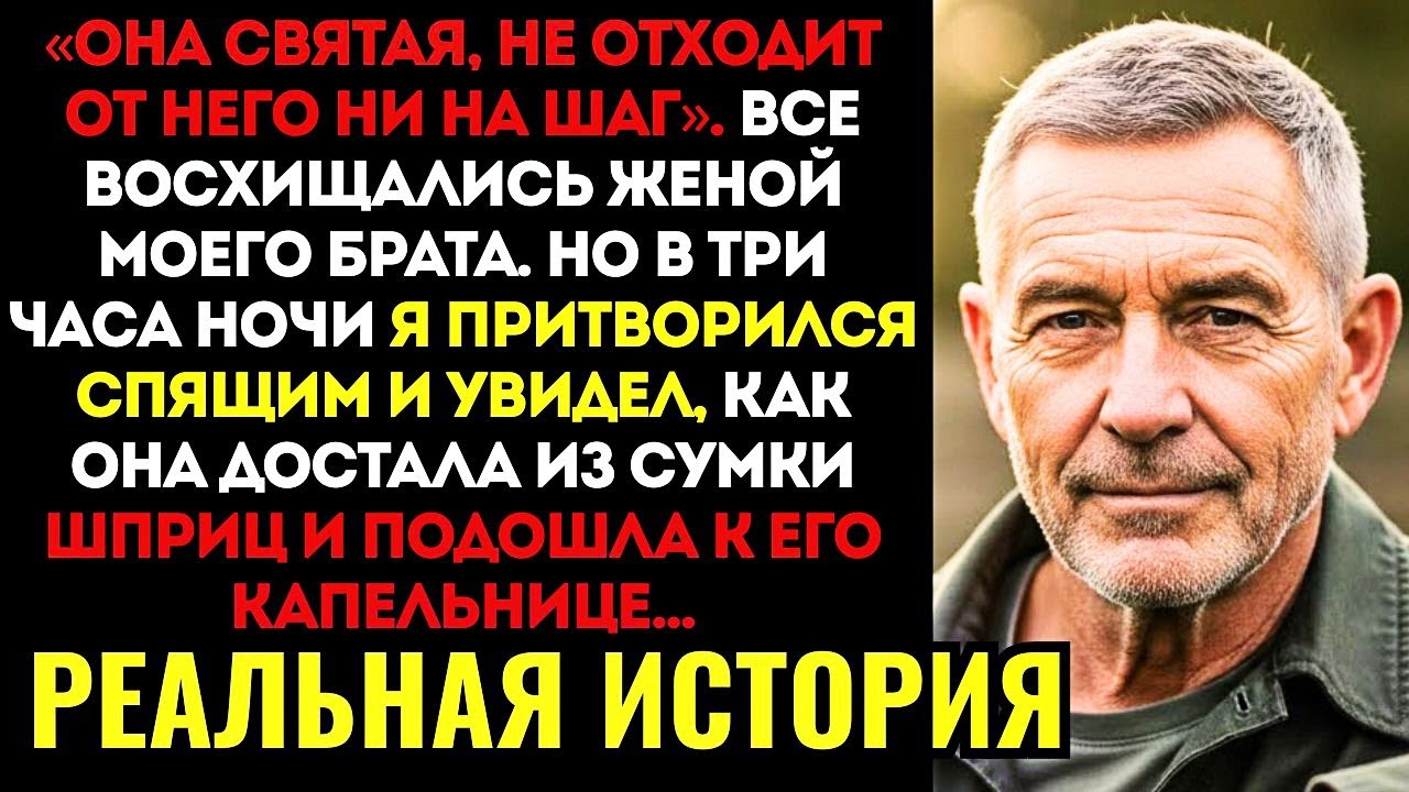 ДО СЛЕЗ! Я ночевал у постели брата в коме и увидел, ЧТО невестка ночью делает с его капельницей...