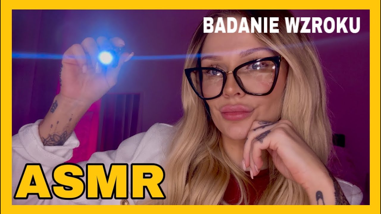 ASMR😴BADANIE WZROKU👩🏼‍⚕️