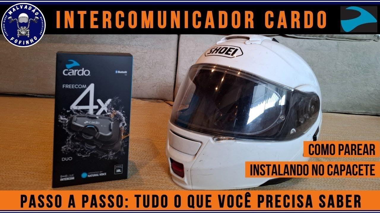 [FÁCIL] Instalação e pareamento do Cardo Freecom 4x (Passo a Passo)