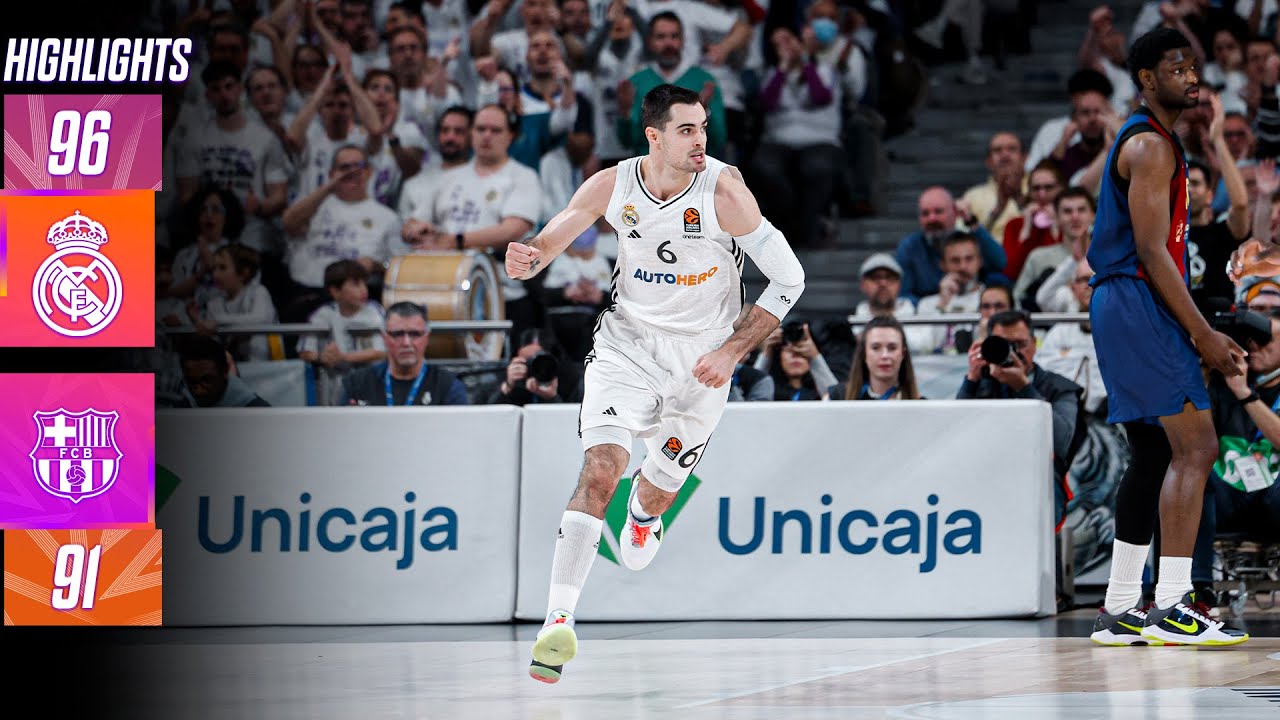 REAL MADRID 96 - 91 BARCELONA | JORNADA 27 EUROLEAGUE