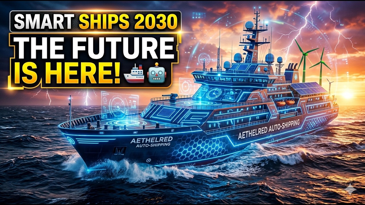 Будущее умных кораблей в 2030 году: ИИ захватывает моря