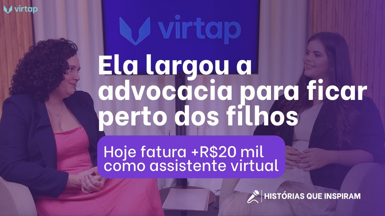 De advogada a Assistente Virtual: como ela fatura +R$20 mil/mês trabalhando de casa com dois filhos
