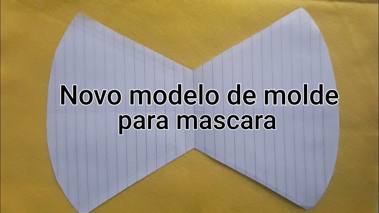 Novo Molde de Máscara Anatômica by Sandra Monteiro