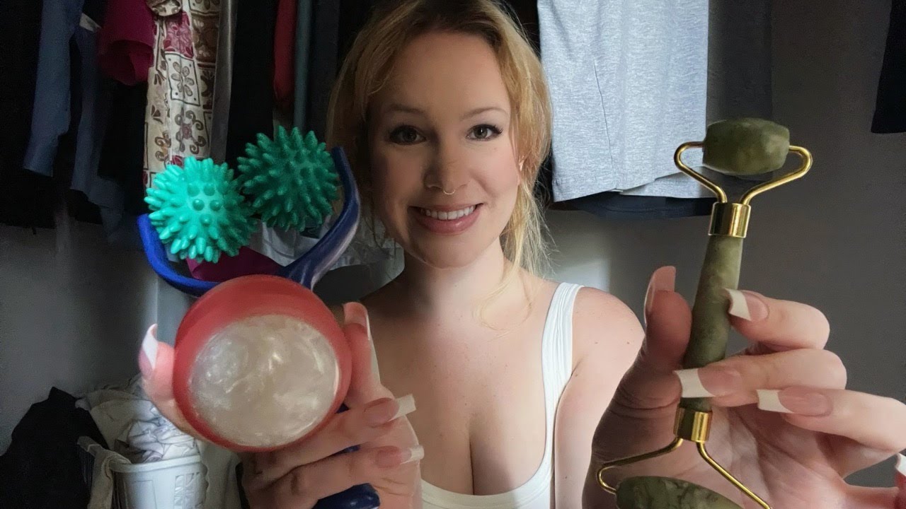 ASMR: Giving BOTH of us a body & face massage