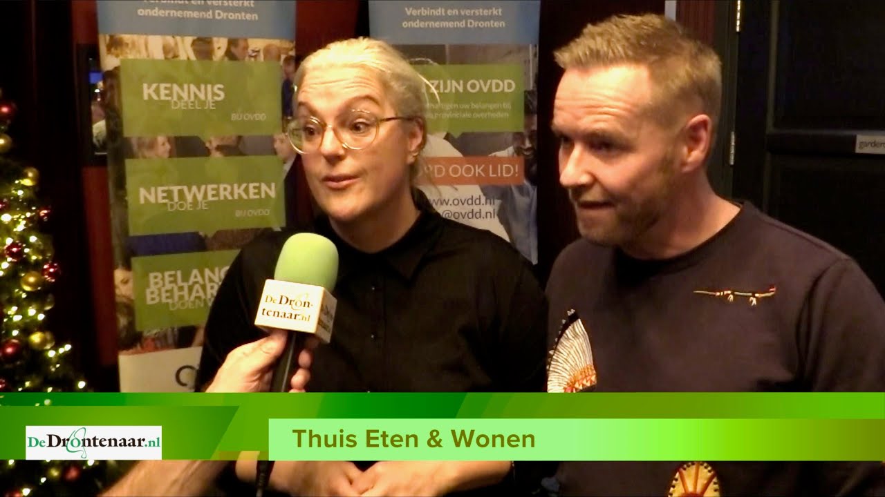 Liesbeth Pruim en Harmjan Huttinga van Thuis Eten & Wonen aan het Meerpaalplein in Dronten