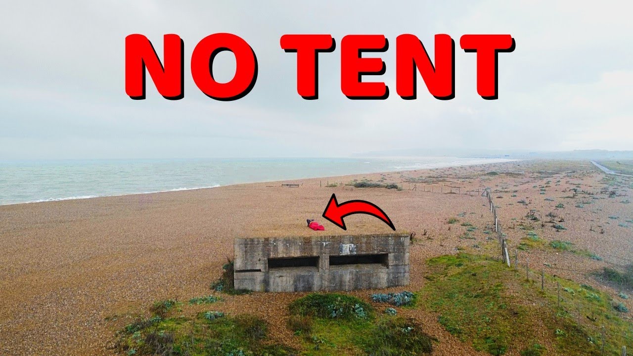 Solo Wild Camping, On Top Of WW2 Pill Box How Did I End Up Here?