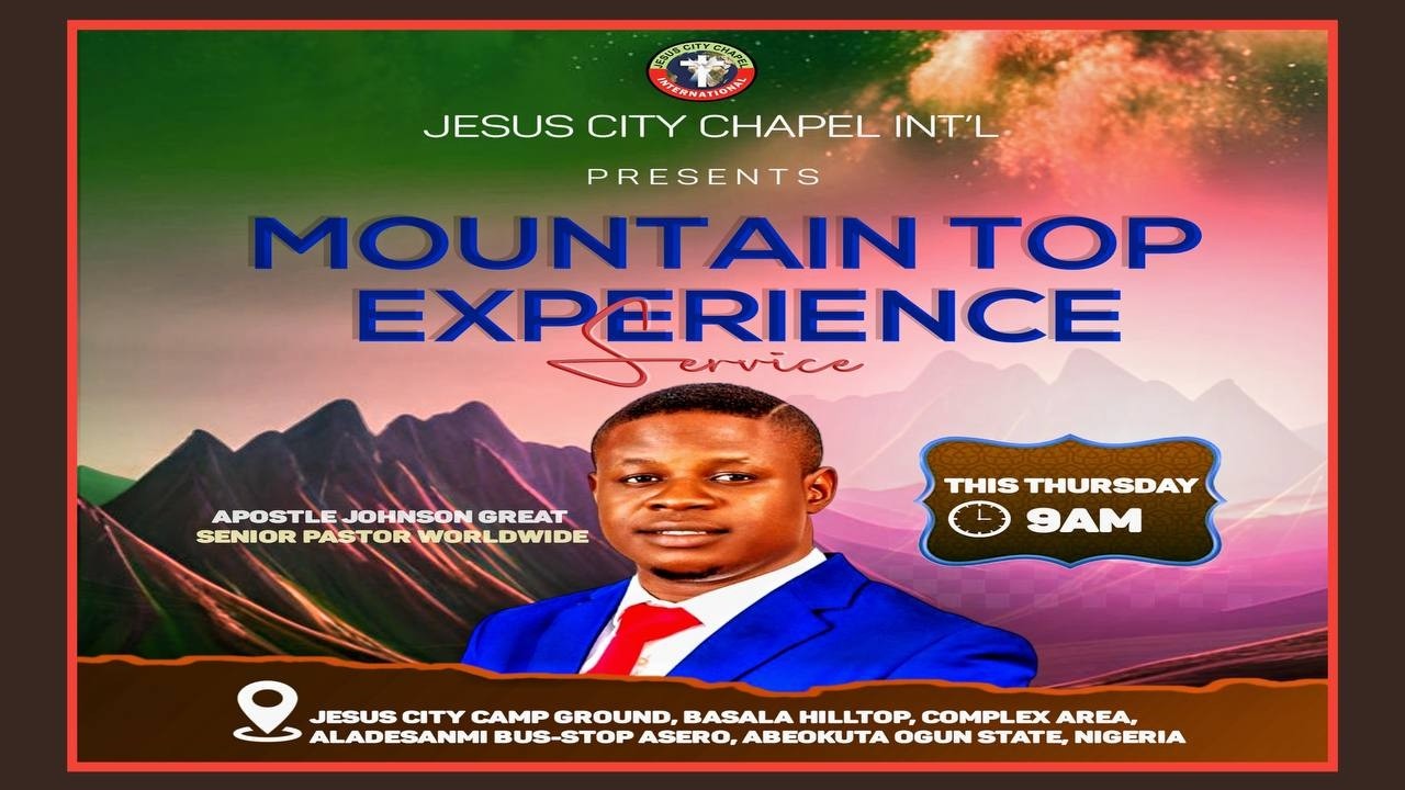THURSDAY MOUNTAIN TOP EXPERIENCE ||  26.02.2026 || Join us and be Blessed.