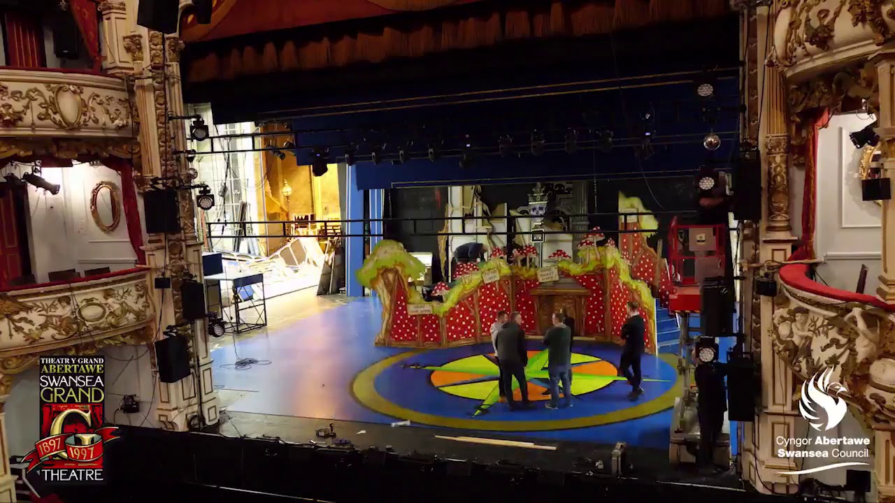 Swansea Grand Theatre stage transformation
