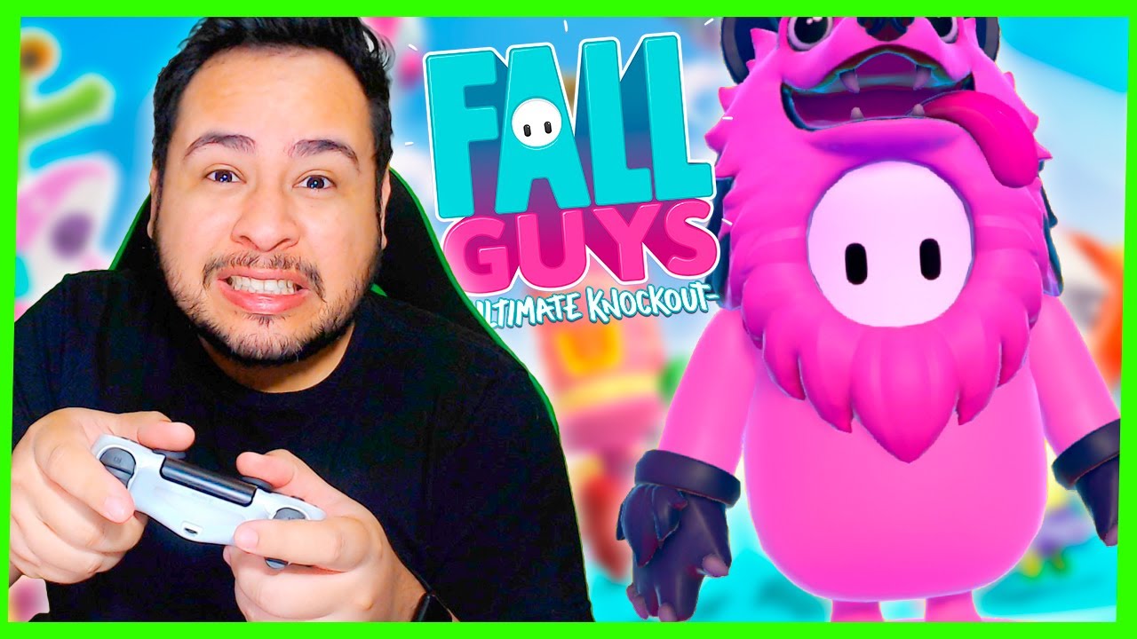 MINHA PRIMEIRA VEZ JOGANDO FALL GUYS Gameplay PS4