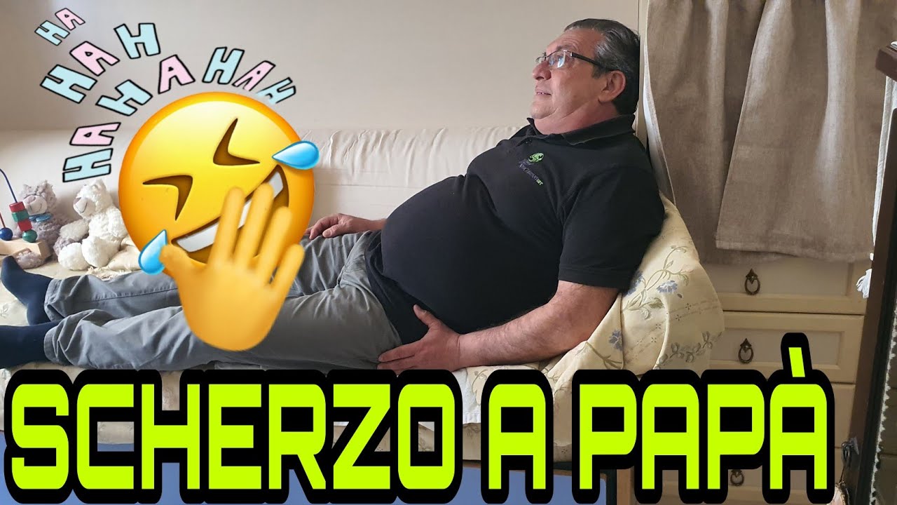 SCHERZO A PAPÀ!!!!!!!!!! 😂 STO MORENDOOOOOOO