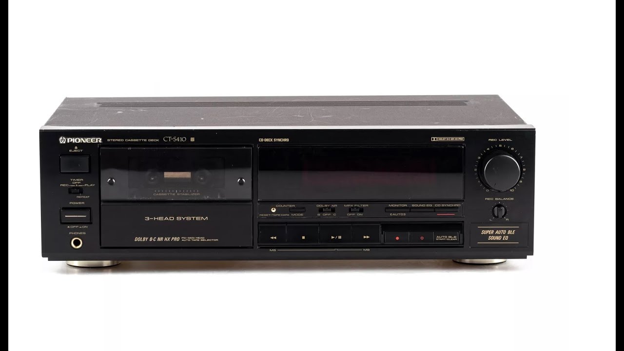 Pioneer CT-S410 ремонт видео -1