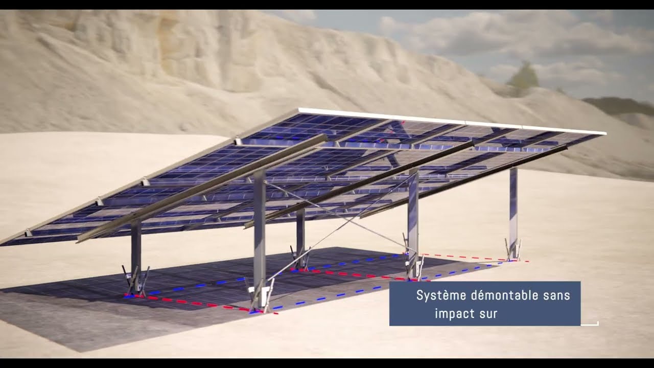 Tables solaires X-Ground pour centrales au sol