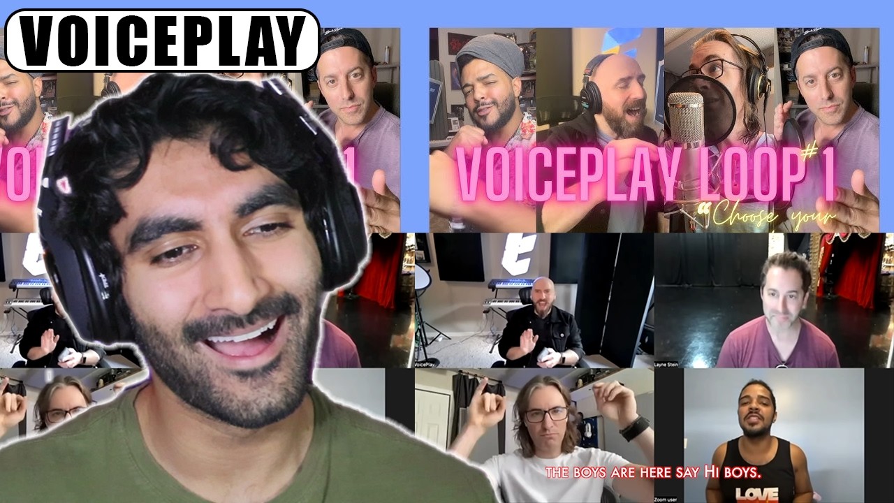 I Reacted to VoicePlay Making LOOPS LIVE: Choose Your Fighter & Return To Sender [DOUBLE REACTION]