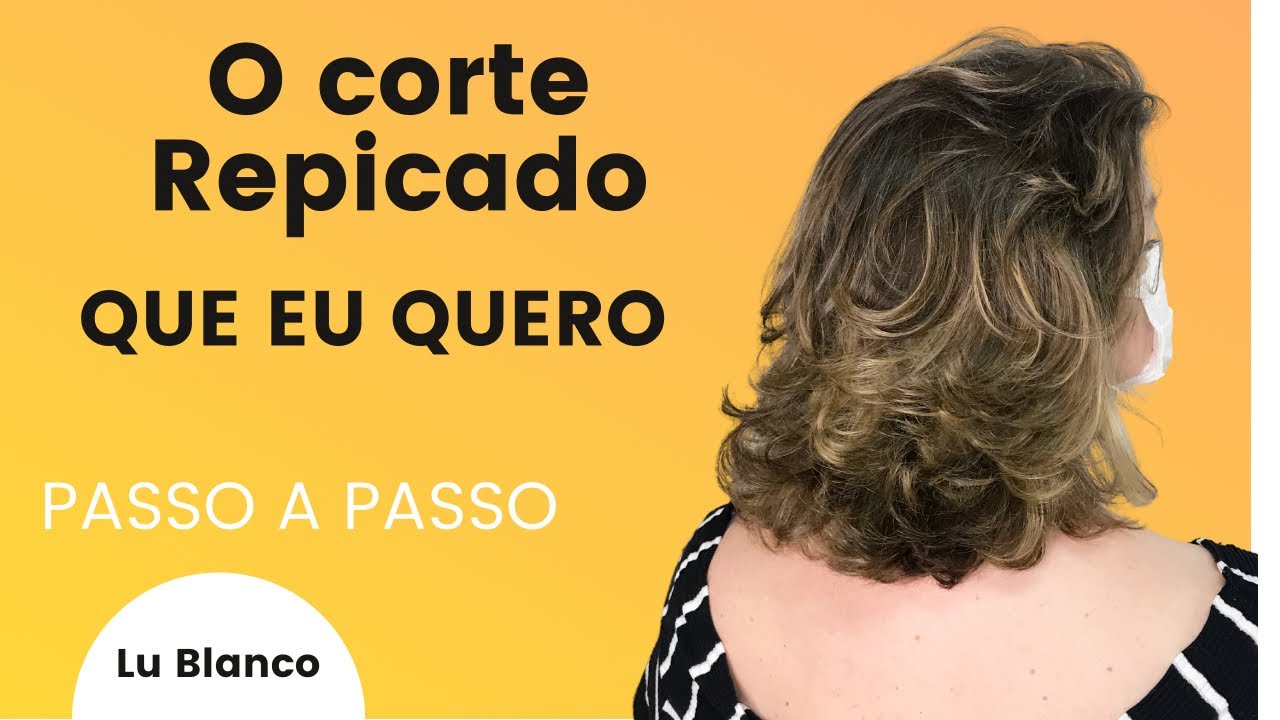 Corte Cabelo Repicado 90°