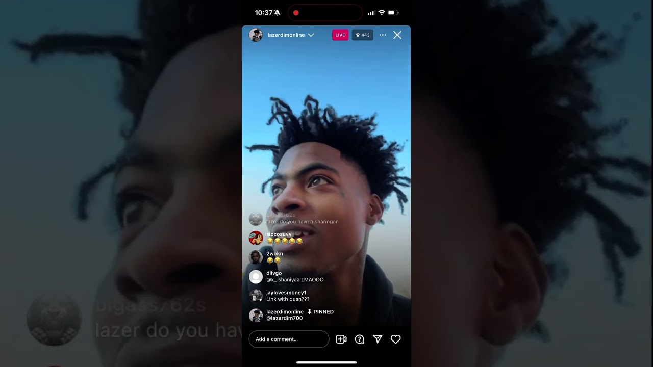 Lazer dim 700 Ig live 2/19/24