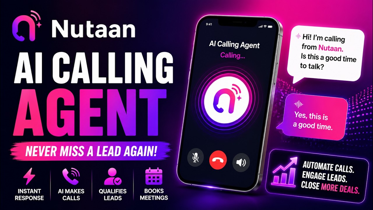 How AI Calls Your Leads Instantly | Nutaan AI Calling Agent