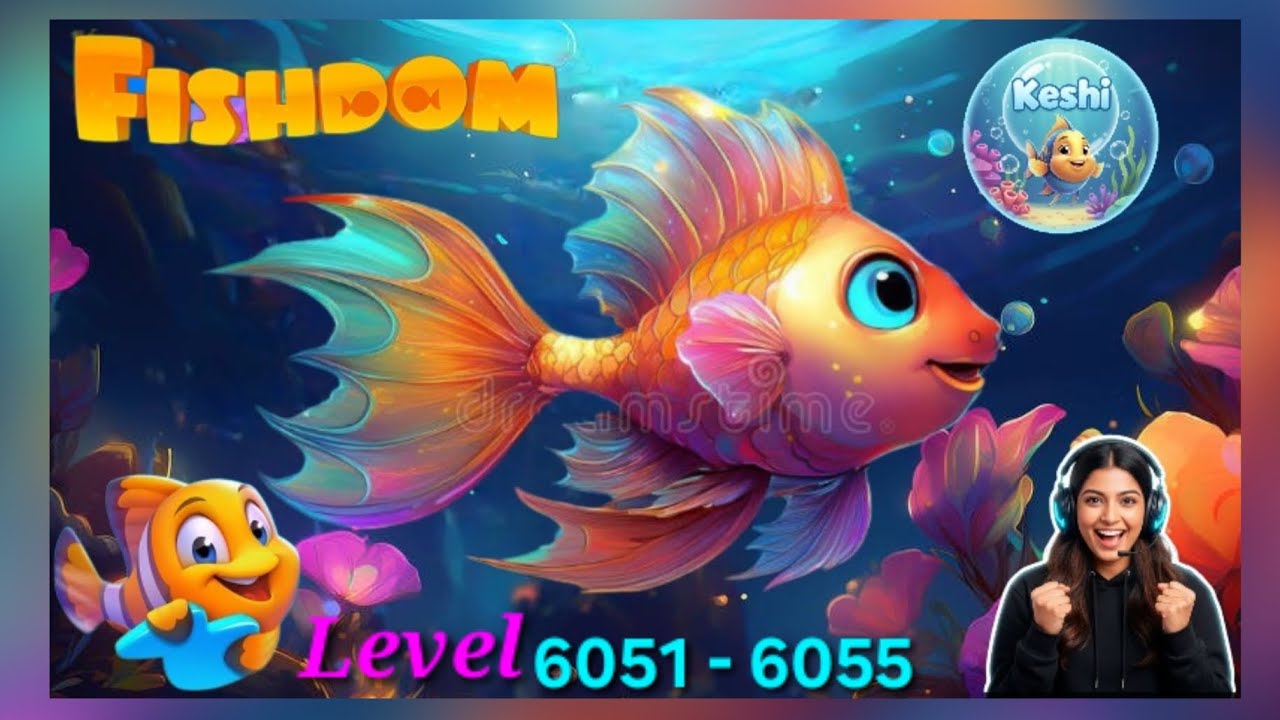 FISH DOM | Level 6051 to 6055 | Gaming_With_Keshi 🐬🪼