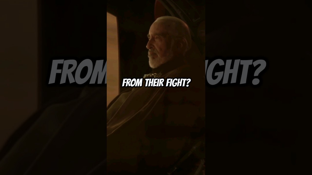 Why Did Count Dooku RUN AWAY From Yoda?